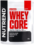 NUTREND Whey Core 900 g Erdbeere, Pulverbeutel mit Erdbeer-Aroma