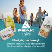 PEAK Yummy Flav Powder Apfelstrudel, mehrere Packungen von vorn