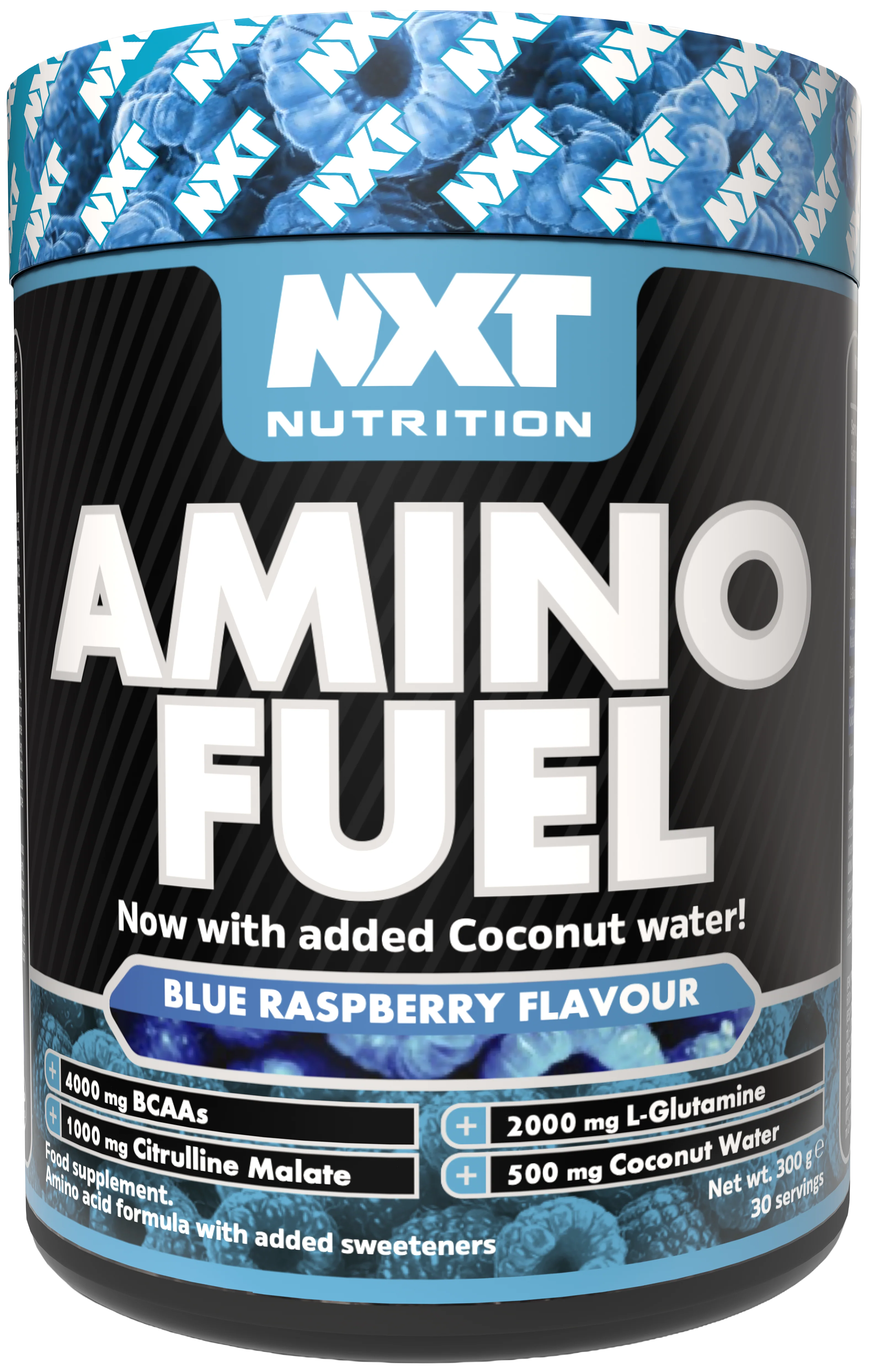 NXT Nutrition Amino Fuel 300 g Dose AMINO FUEL mit Blue-Raspberry-Geschmack