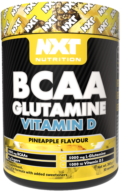 Nahrungsergänzungsmittel-Dose mit BCAA-Glutamin und Vitamin D, Ananas-Variante