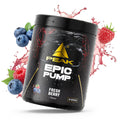 PEAK EPIC PUMP Dose, Fresh Berry, schwarze Dose mit Früchte-Spritzern