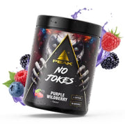 PEAK No Jokes Dose (600 g) mit violettem Wildberry-Aufdruck