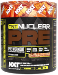 NXT Nutrition TNT Nuclear PRE 240g Fizzy Cola pre-workout tub, 40 servings