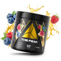 THE PEAK Dose Golden-Berry mit Obstspritzern (Beeren, Zitrus) und schwarzem Deckel