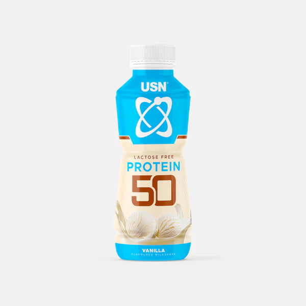 USN TRUST Protein 50 Vanille, 500 ml, lactosefrei – Getränk in Flasche