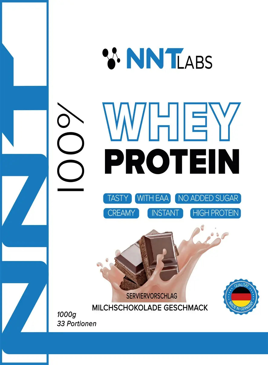 NNT Labs Whey Protein 1000 g, Milchschokolade, 33 Portionen
