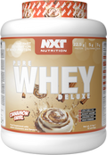 Pure Whey Deluxe 2.1kg Cinnamon Swirl protein powder tub, NXT Nutrition