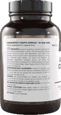 Human Protect Adapto Complex 90 Kapseln Flasche mit Etikett und Infos