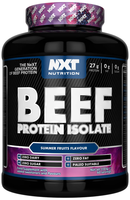 NXT Nutrition Beef Protein Isolate Dose, Summer Fruits Geschmack, 1,8 kg