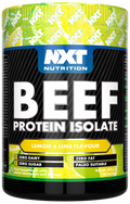 NXT Nutrition Beef Protein Isolat 540 g, Lemon & Lime Flavour, gelb-grüner Deckel