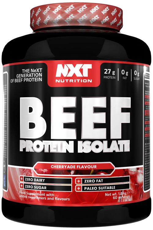 Rind-Protein-Isolat mit Kirscharoma, 1,8-kg Dose