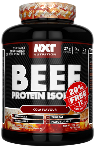 NEXT NUTRITION Rindereiweiß-Isolat Dose, Cola-Aroma