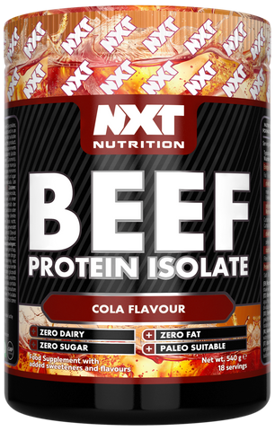 Rindprotein-Isolat, NXT Nutrition, Cola-Geschmack, große Dose