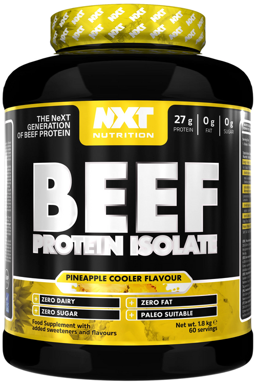 Dose mit Beef Protein Isolate, Ananas-Cooler Geschmack, 1,8 kg