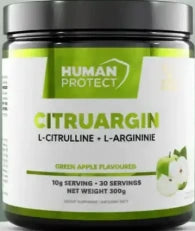 Nahrungsergänzung CitruArgin im Glas mit grüner Apfel-Aufkleber