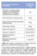 Nährwert- und Zutatenübersicht für Kollagen-Complex mit Wildbeeren, 300 g