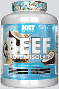NXT Nutrition Beef Protein Isolate tub, Blue Coconut flavor, 1.8 kg
