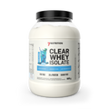 Clear Whey Isolate 900 g jar, Berry Ice Candy flavor; 20 g protein, sugar free.
