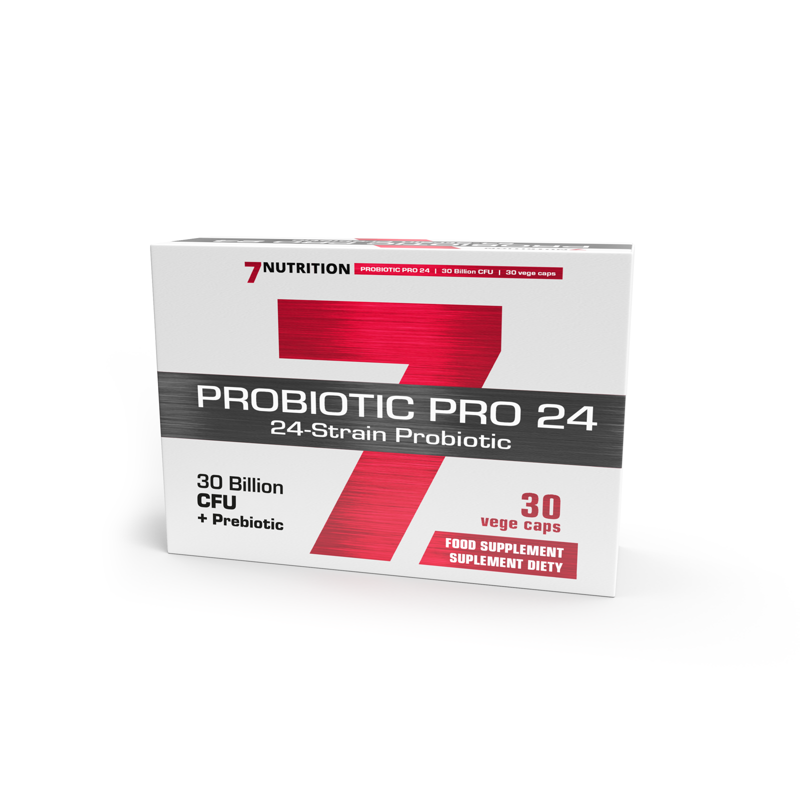 Probiotic Pro 24, 30 vege Kapseln – 7Nutrition Produktbox