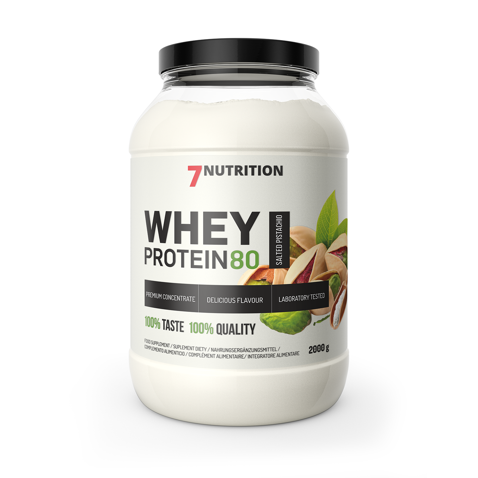 Whey Protein 80 gesalzene Pistazie, Dose 2000 g
