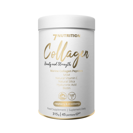 Marine collagen supplement jar, 315 g, front label
