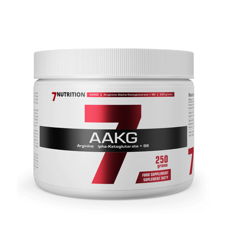 7Nutrition AAKG 250 g Dose mit AAKG-Label auf der Vorderseite