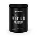 7Nutrition Viper pre-workout tub, 360 g, black with front logo