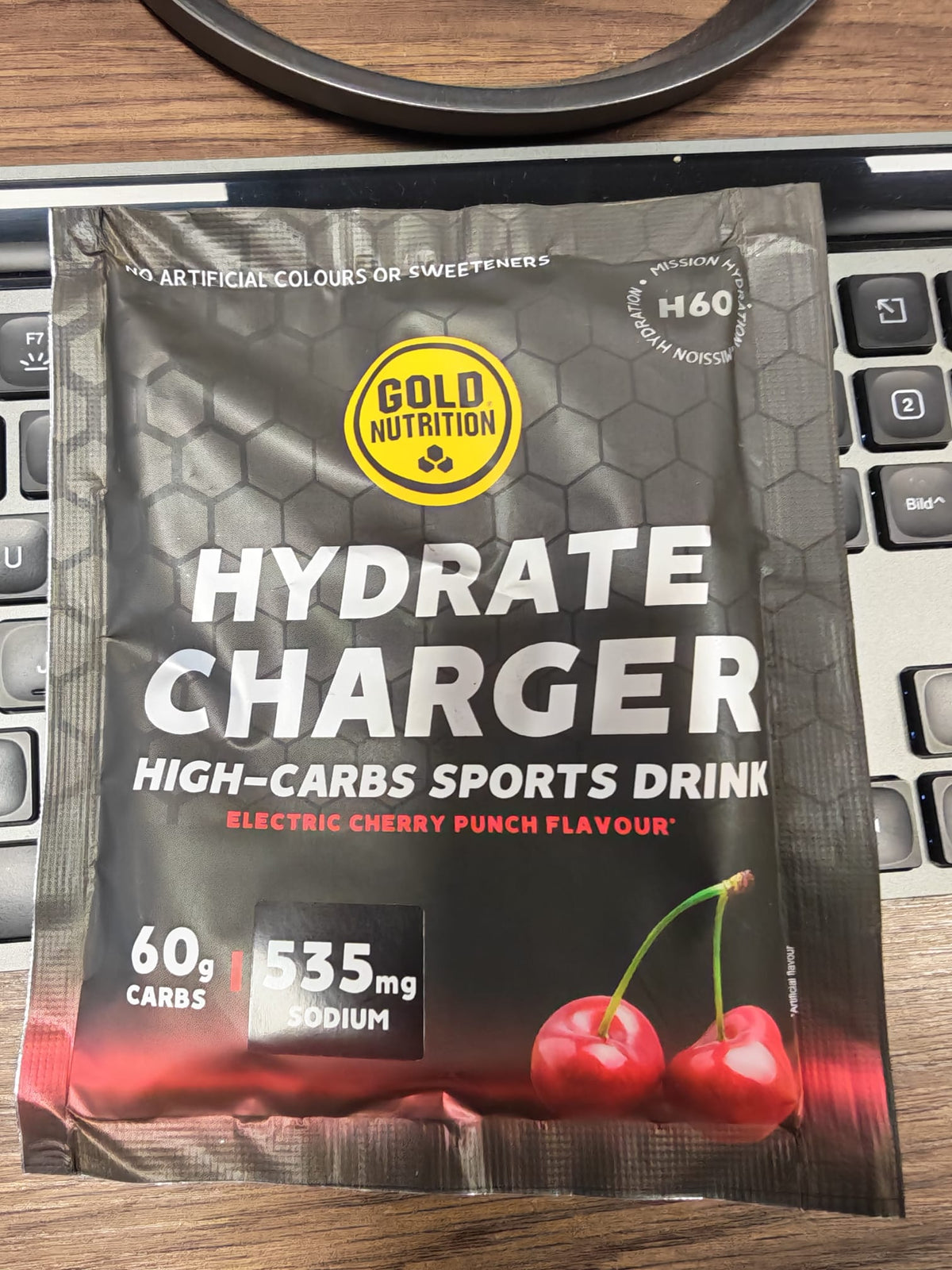 Getränkepulver-Sachet Hydrate Charger mit Kirscharoma, 67 g