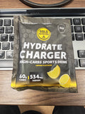 Hydrate Charger H60 Zitronen-Sachet 67 g mit „Hydrate Charger“-Aufdruck und Zitronenmotiv