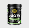 Pre-Workout Dose „Impact“ mit grünem Apfel Punch, schwarze Dose mit grünem Label