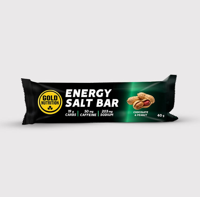 Gold Nutrition Energy Salt Bar, Schokolade & Haselnuss, 40 g