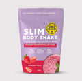 Erdbeer-Protein-Shake im Beutel, 300 g, lila-rot mit Gold Nutrition-Emblem