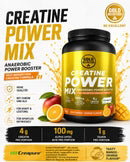 Creatine Power Mix-Dose, schwarz, Orange-Mango, 1 kg