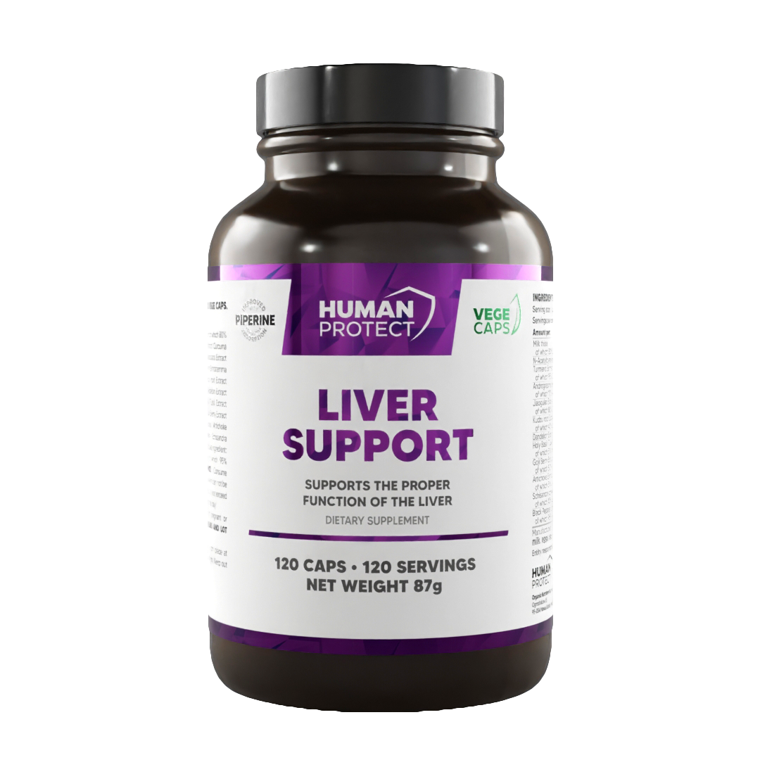 LIVER SUPPORT Kapseln-Dose mit Frontaufdruck, 120 Kapseln/120 Portionen