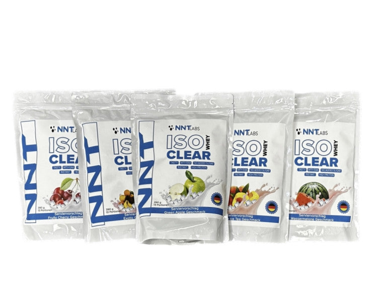 Mehrere ISO Clear Beutel in Folienverpackung