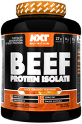 NXT Nutrition Beef Protein Isolate 1.8kg tub, Juicy Orange flavour, zero sugar