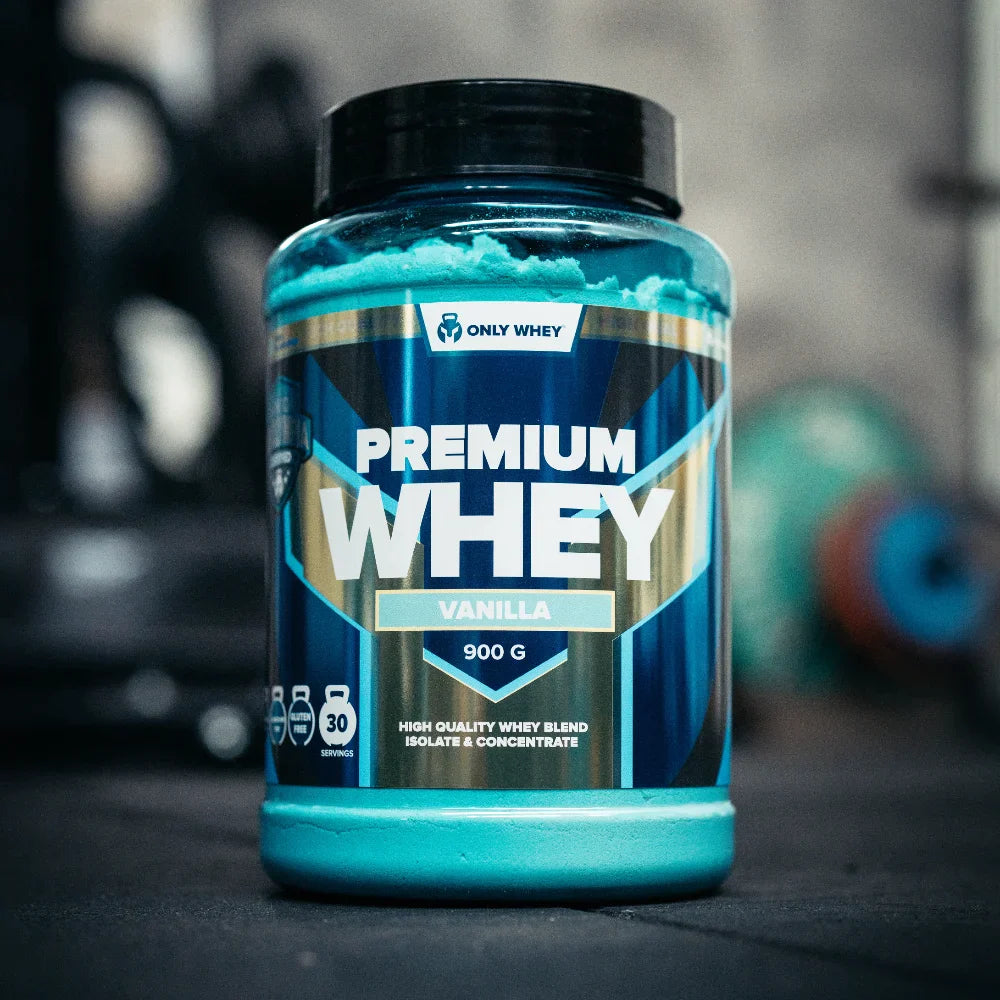 Only Whey Premium Whey Complex 900g Vanilla protein tub