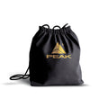 PEAK Gymnastikbeutel, schwarzer Kordelrucksack mit PEAK-Logo