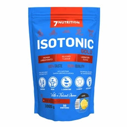 Isotonisches Getränkepulver im blauen Standbeutel, 1000 g, Zitrone