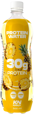 KARMOW Protein Water-Flasche, gelb, Ananasgeschmack, 30 g Protein