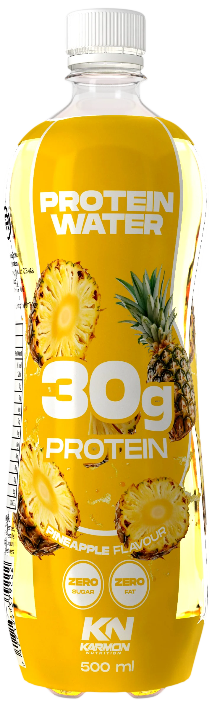 KARMOW Protein Water-Flasche, gelb, Ananasgeschmack, 30 g Protein