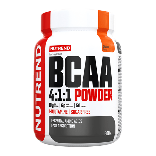BCAA-4:1:1-Pulver Orange, 500 g, zuckerfrei