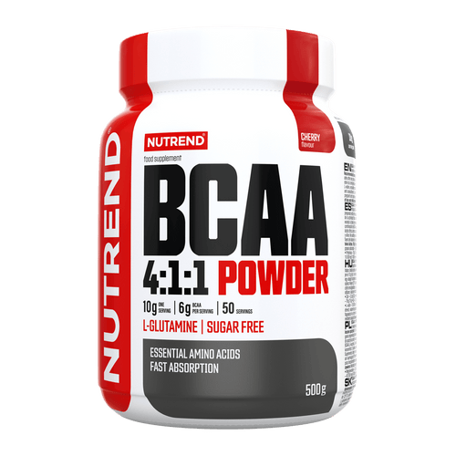 NUTREND BCAA 4:1:1 Pulver 500 g, Kirsch, zuckerfrei, Dose
