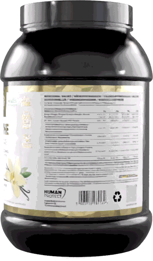 Reines Whey-Konzentrat (Vanille) Dose mit Etikett, 900 g