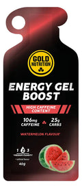 Energy Gel Boost Wassermelone, 40g, High Caffeine Content, 25g Carbs