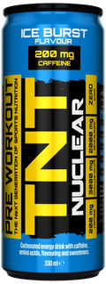 TNT NUCLEAR Energy-Drink-Dose „Ice Burst“ 330 ml, Frontaufdruck