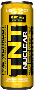 TNT NUCLEAR Energydrink-Dose mit Lemonade-Geschmack, 200 mg Koffein, 330 ml