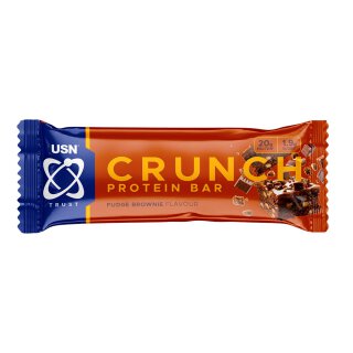 USN Crunch Protein Bar, Fudge Brownie Einzelriegel im Folienbeutel