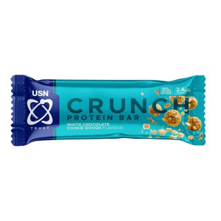 Crunch Proteinriegel, weiße Schokolade, 60 g, einzeln verpackt