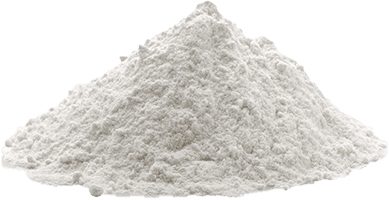 White powder heap